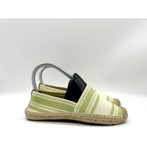 Tory Burch Shoes Women Size 7m Canvas Printed Espadrilles Slip On